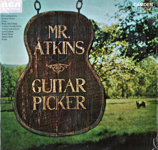 Chet Atkins : Mr. Atkins - Guitar Picker (LP,Compilation,Remastered,Stereo)