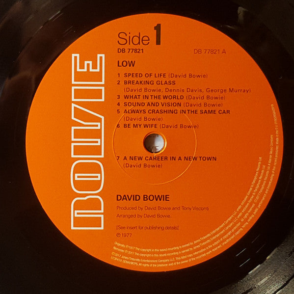 David Bowie : Low (LP,Album,Reissue,Remastered)