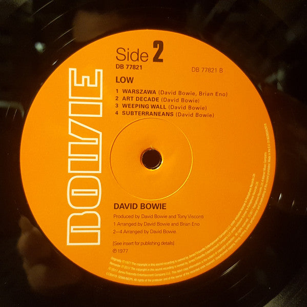 David Bowie : Low (LP,Album,Reissue,Remastered)