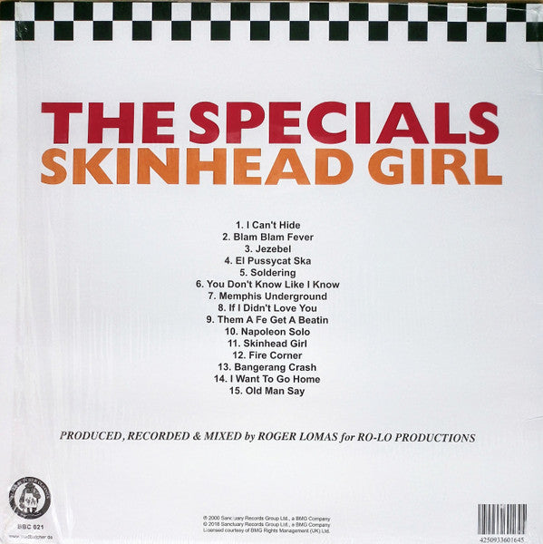 Specials, The : Skinhead Girl (LP,Album,Reissue)