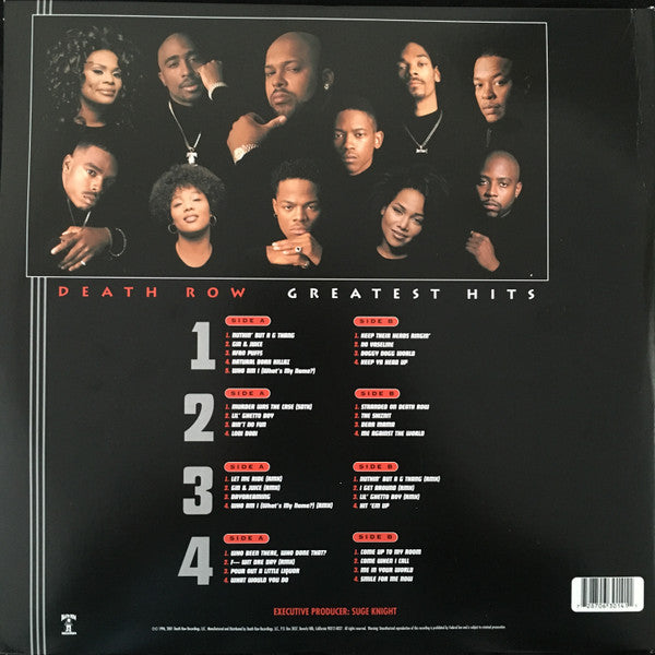 Various : Death Row - Greatest Hits (LP,Compilation,Reissue,Remastered,Repress)