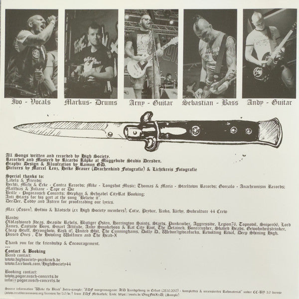 High Society (16) : Fear Or Freedom (LP,45 RPM,Album,Limited Edition)