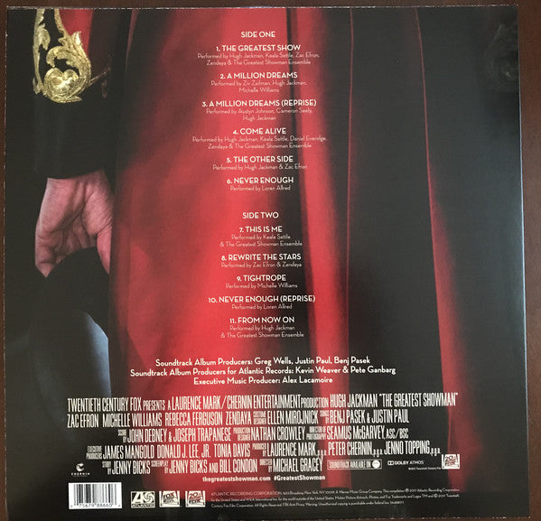 Various, Benj Pasek, Justin Paul (5) : The Greatest Showman (Original Motion Picture Soundtrack) (LP,Album)