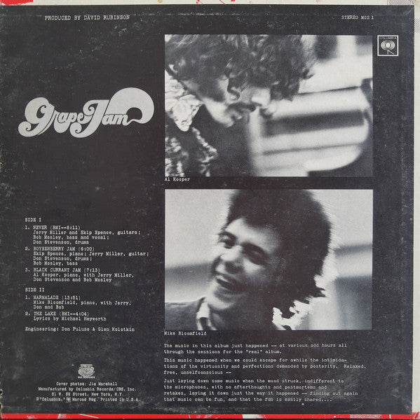 Moby Grape : Grape Jam (LP,Album,Stereo)