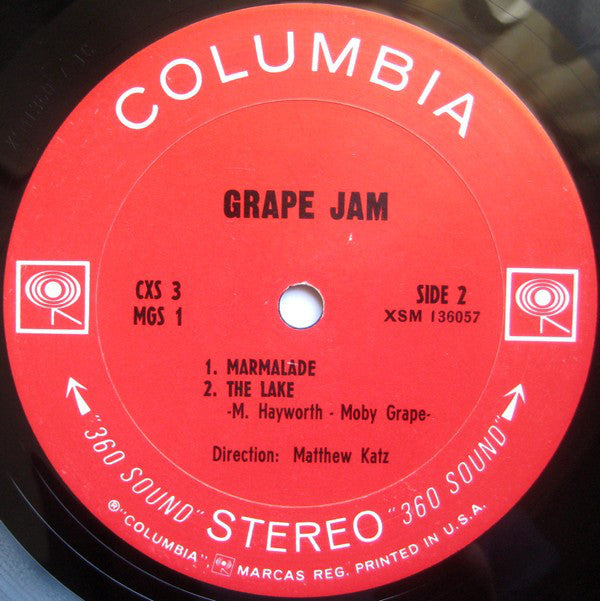 Moby Grape : Grape Jam (LP,Album,Stereo)