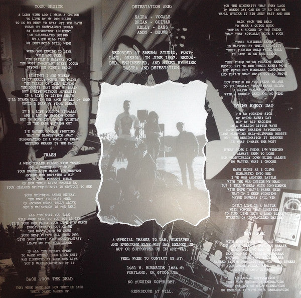 Detestation : Detestation (LP,Album)