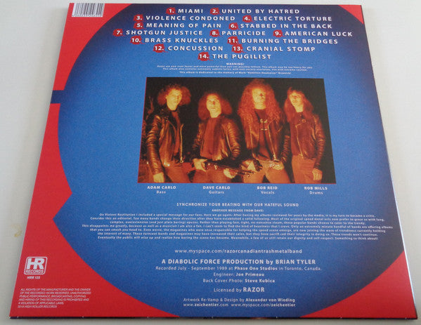 Razor (2) : Shotgun Justice (LP,Limited Edition,Reissue)