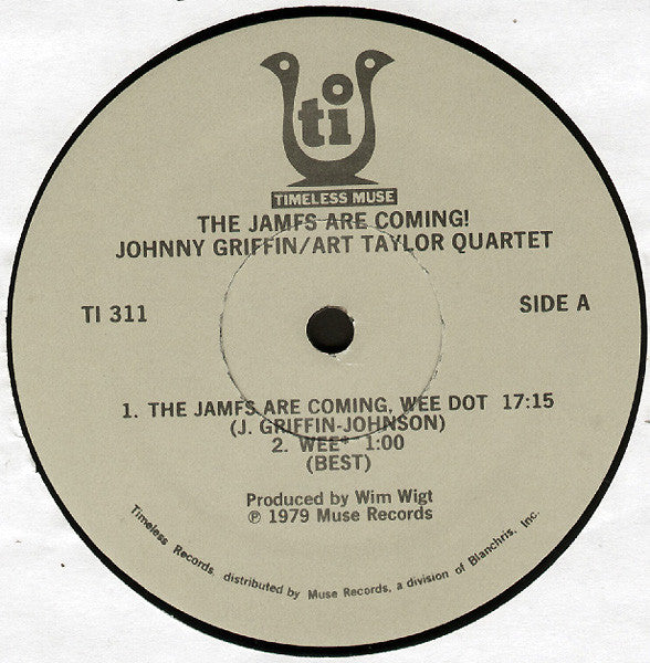 Johnny Griffin / Art Taylor Quartet : The Jamfs Are Coming! (LP,Album,Reissue)