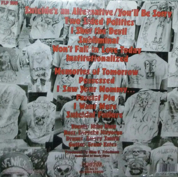 Suicidal Tendencies : Suicidal Tendencies (LP,Album,Reissue,Repress)