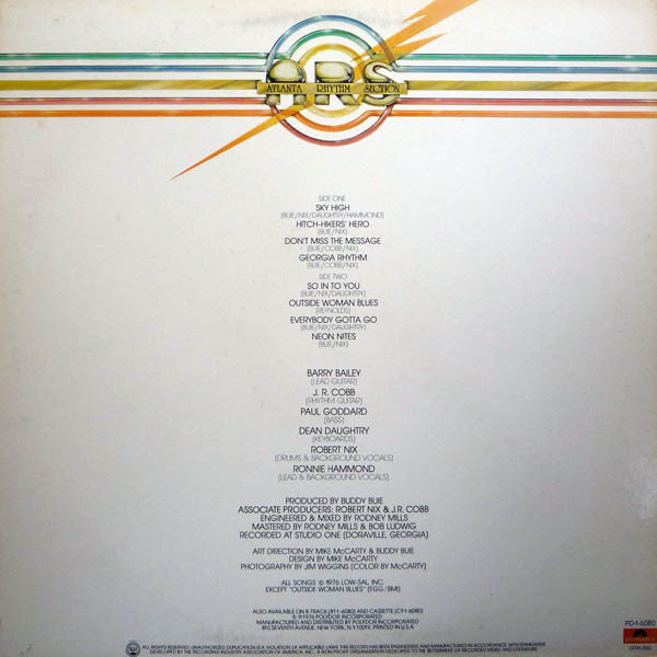 Atlanta Rhythm Section : A Rock And Roll Alternative (LP,Album)
