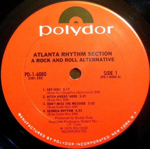 Atlanta Rhythm Section : A Rock And Roll Alternative (LP,Album)