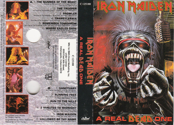 Iron Maiden : A Real Dead One (Album,Club Edition)