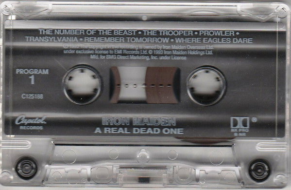 Iron Maiden : A Real Dead One (Album,Club Edition)