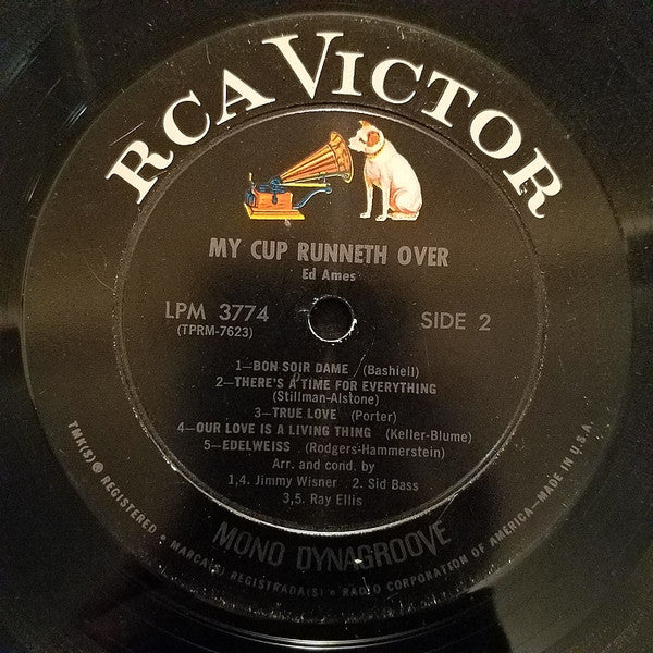 Ed Ames : My Cup Runneth Over (LP,Mono)