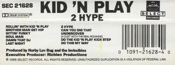Kid 'N' Play : 2 Hype (Album)
