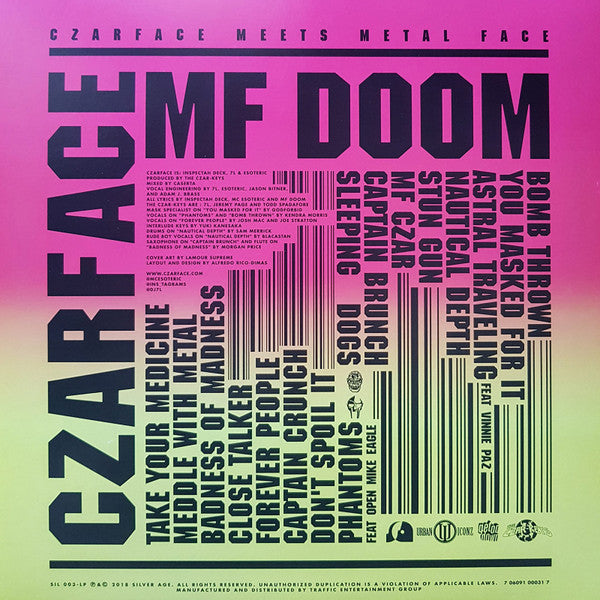 Czarface, MF Doom : Czarface Meets Metal Face (LP,Album)