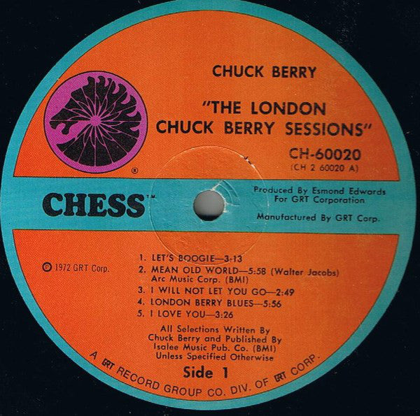 Chuck Berry : The London Chuck Berry Sessions (LP,Album,Reissue)