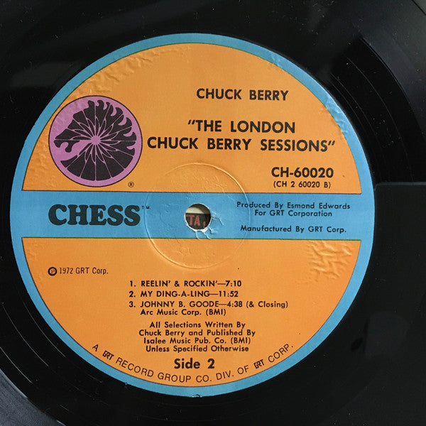 Chuck Berry : The London Chuck Berry Sessions (LP,Album,Reissue)