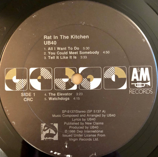UB40 : Rat In The Kitchen (LP,Club Edition)