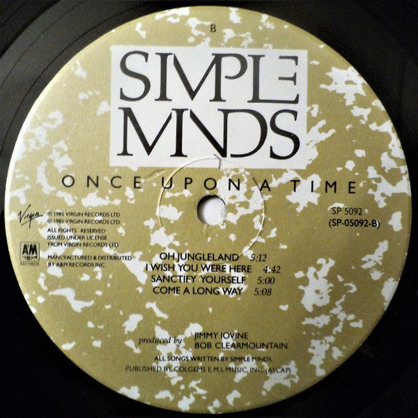 Simple Minds : Once Upon A Time (LP,Album)