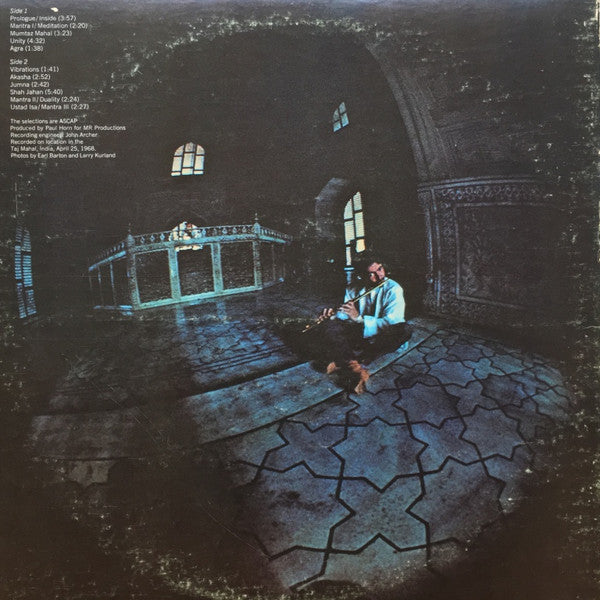 Paul Horn : Inside (LP,Album,Reissue,Stereo)