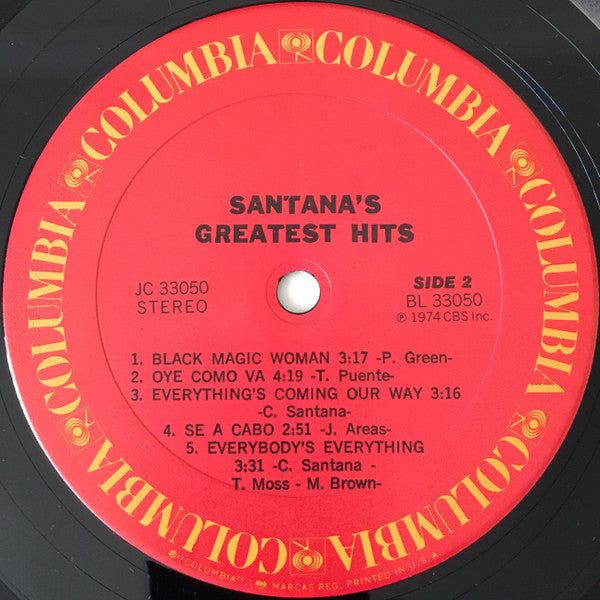 Santana : Santana's Greatest Hits (LP,Compilation,Reissue)