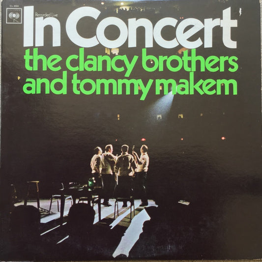 Clancy Brothers & Tommy Makem, The : In Concert (LP,Mono)