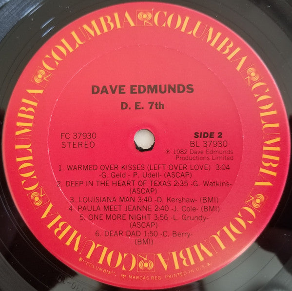 Dave Edmunds : D. E. 7th (LP,Album)