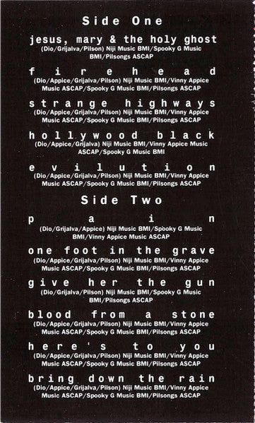 Dio (2) : Strange Highways (Album,Club Edition)