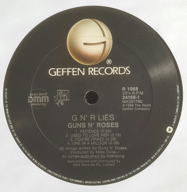 Guns N' Roses : G N' R Lies (LP,Album)