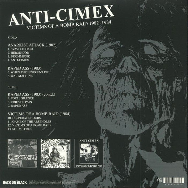 Anti Cimex : Victims Of A Bomb Raid 1982-1984 (LP,45 RPM,Album,Compilation)