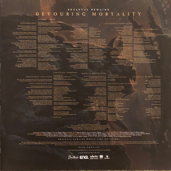 Skeletal Remains (3) : Devouring Mortality (LP,Album)