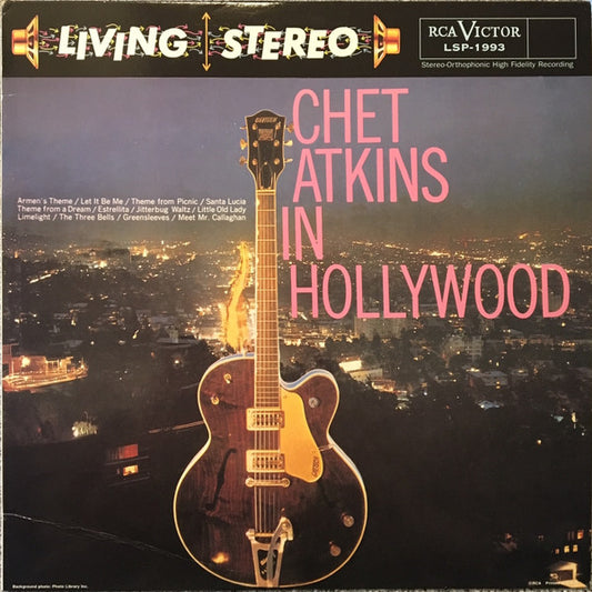 Chet Atkins : Chet Atkins In Hollywood (LP,Album,Limited Edition,Reissue,Remastered,Repress,Stereo)