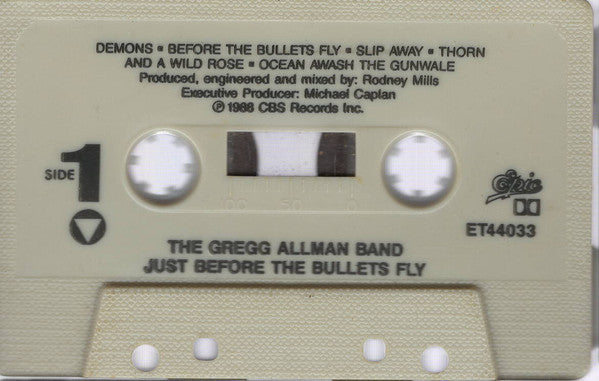 Gregg Allman Band, The : Just Before The Bullets Fly (Album)