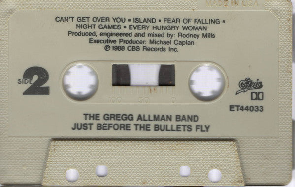 Gregg Allman Band, The : Just Before The Bullets Fly (Album)