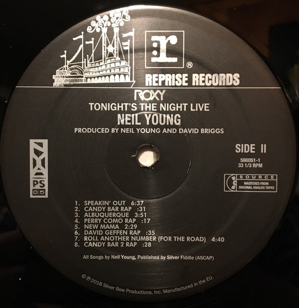 Neil Young : Roxy (Tonight's The Night Live) (LP)