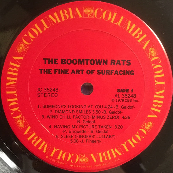 Boomtown Rats, The : The Fine Art Of Surfacing (LP,Album)