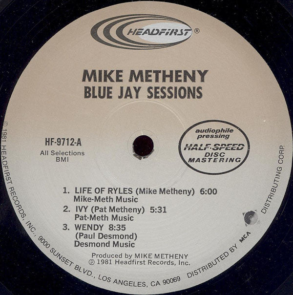 Mike Metheny : Blue Jay Sessions (LP,Album)