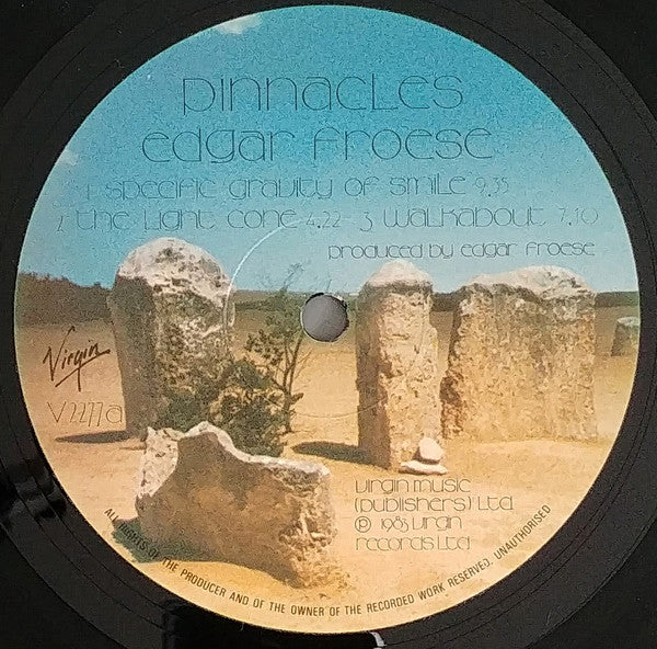 Edgar Froese : Pinnacles (LP,Album)