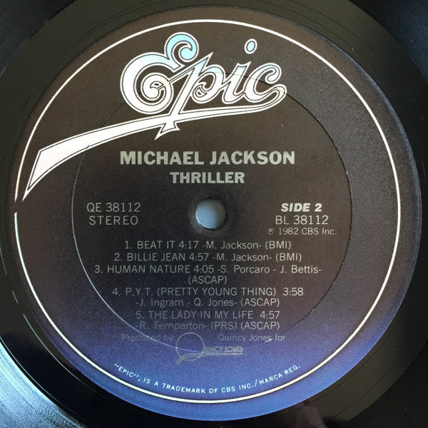 Michael Jackson : Thriller (LP,Album,Misprint)
