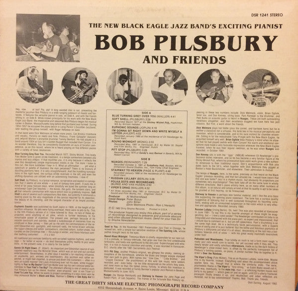 Bob Pilsbury : Bob Pilsbury And Friends (LP,Album)