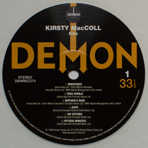Kirsty MacColl : Kite (LP,Album,Reissue)