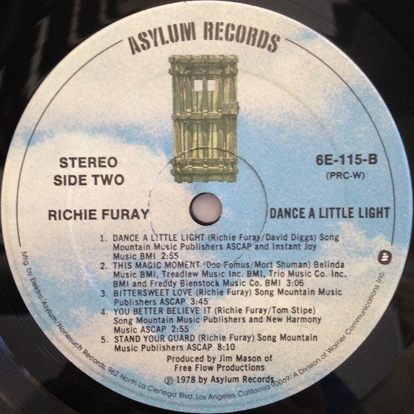 Richie Furay : Dance A Little Light (LP,Album)