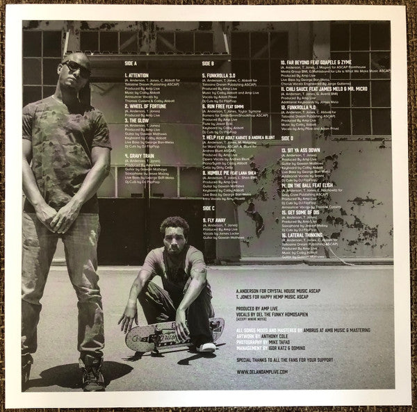 Del Tha Funkee Homosapien + AMP Live : Gate 13 (LP,45 RPM,Album)