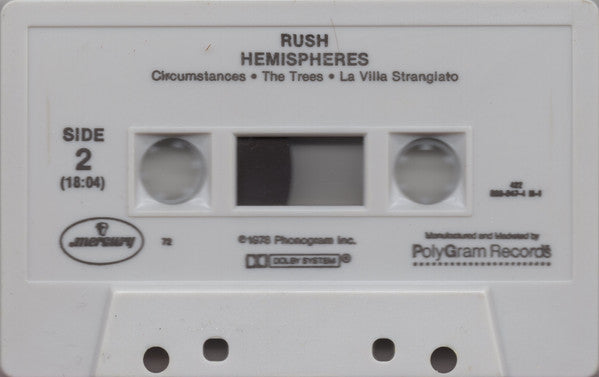 Rush : Hemispheres (Album,Reissue,Stereo)