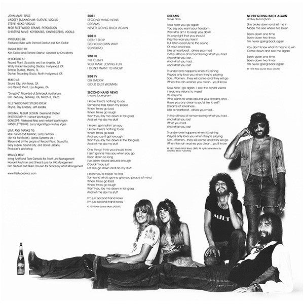 Fleetwood Mac : Rumours (12",45 RPM,Album,Limited Edition,Reissue)
