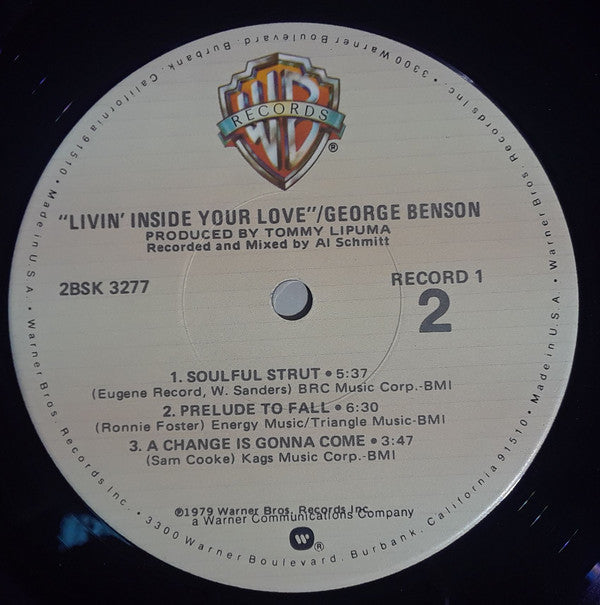 George Benson : Livin' Inside Your Love (LP,Album)