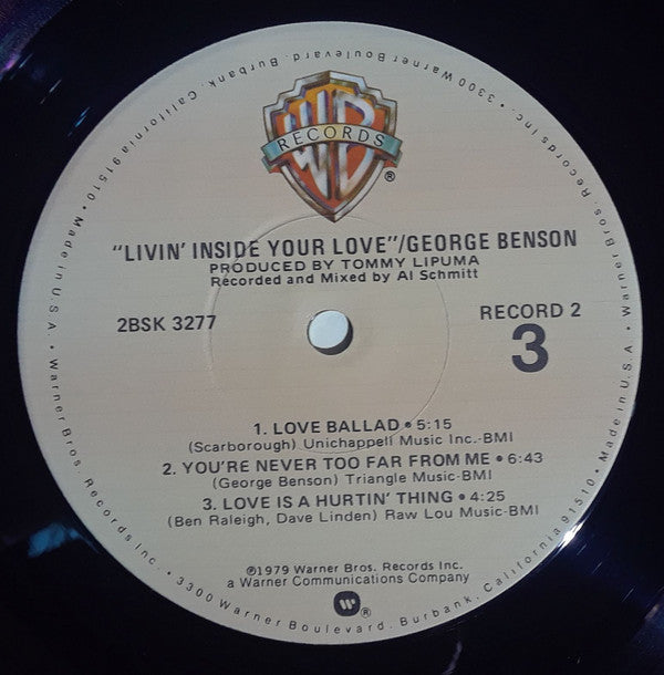 George Benson : Livin' Inside Your Love (LP,Album)