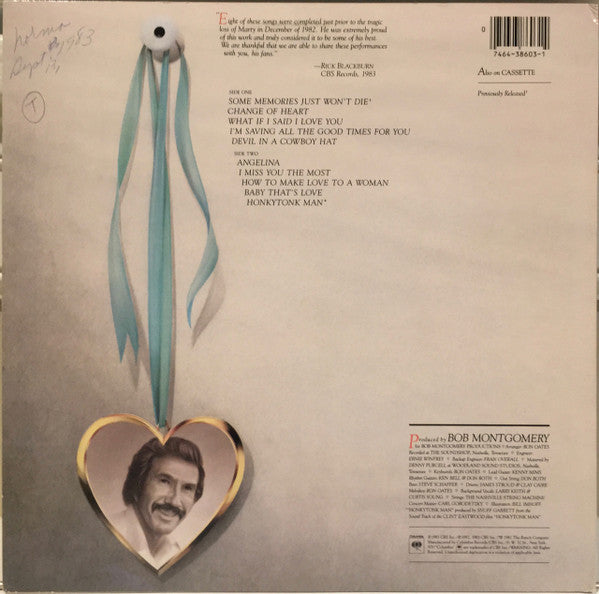 Marty Robbins : Some Memories Just Won't Die (LP)