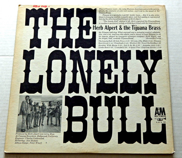 Herb Alpert & The Tijuana Brass : The Lonely Bull (LP,Album,Reissue,Stereo)